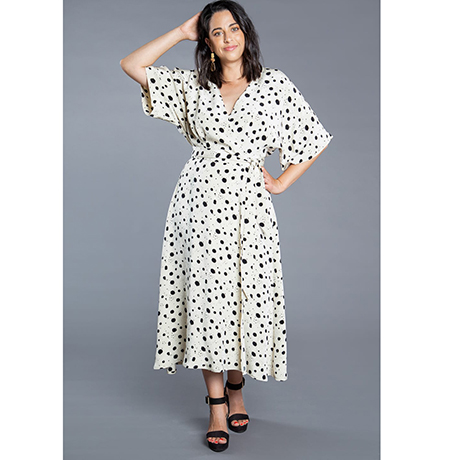 Closet Core Patterns-Elodie Wrap Dress - The Sewcial Studio
