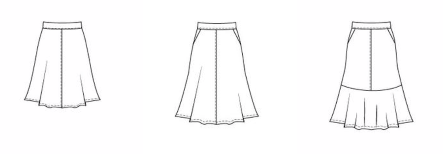 Wardrobe By Me-Linea Skirt - The Sewcial Studio